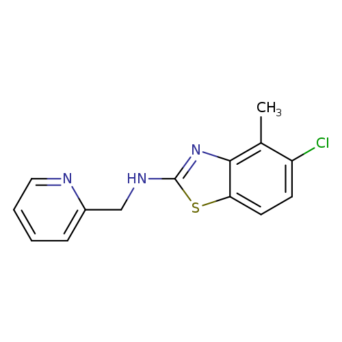 5-Chloro-4-methyl-N-(pyridin-2-ylmethyl)-1,3-benzothiazol-2-amine