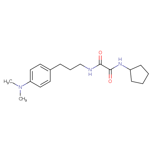 N-cyclopentyl-N'-{3-[4-(dimethylamino)phenyl]propyl}ethanediamide