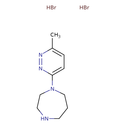 1-(6-methylpyridazin-3-yl)-1,4-diazepane dihydrobromide