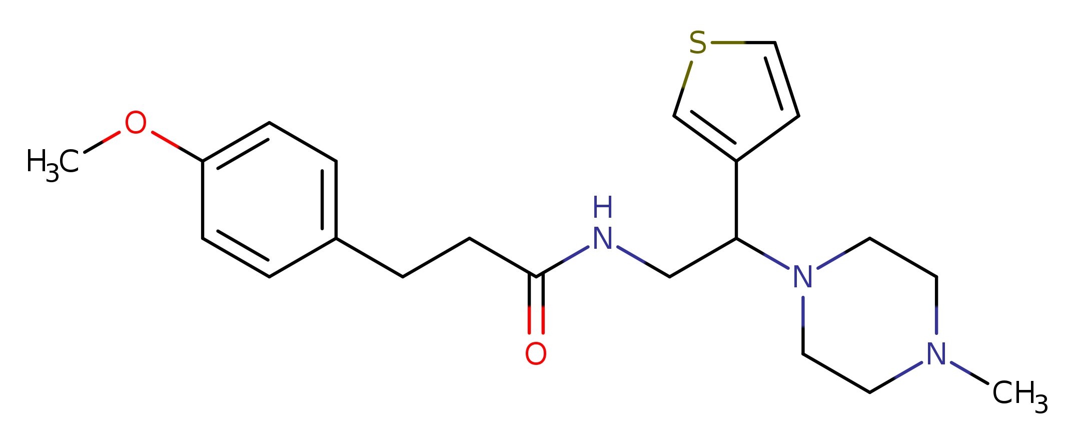 3-(4-methoxyphenyl)-N-[2-(4-methylpiperazin-1-yl)-2-(thiophen-3-yl)ethyl]propanamide