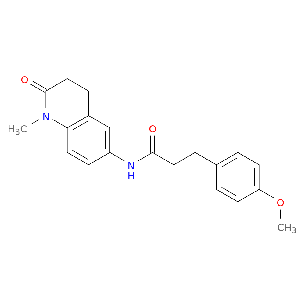 3-(4-methoxyphenyl)-N-(1-methyl-2-oxo-1,2,3,4-tetrahydroquinolin-6-yl)propanamide