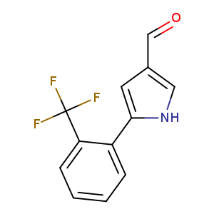 5-[2-(Trifluoromethyl)phenyl]-1H-pyrrole-3-carbaldehyde