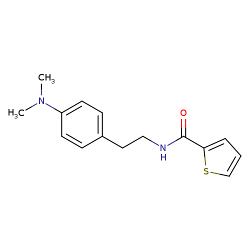 N-{2-[4-(dimethylamino)phenyl]ethyl}thiophene-2-carboxamide