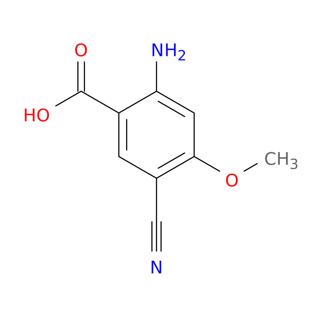 2-amino-5-cyano-4-methoxybenzoic acid