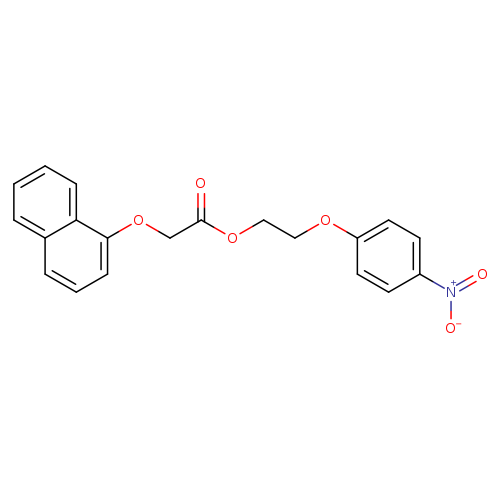 2-(4-nitrophenoxy)ethyl 2-(naphthalen-1-yloxy)acetate