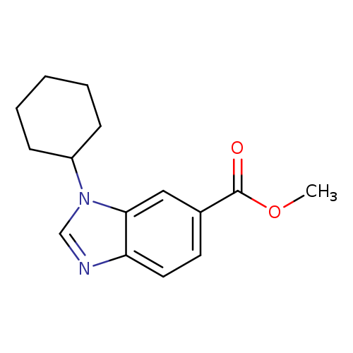 1H-Benzimidazole-6-carboxylic acid, 1-cyclohexyl-, methyl ester