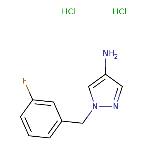 1-(3-fluorobenzyl)-1H-pyrazol-4-amine dihydrochloride