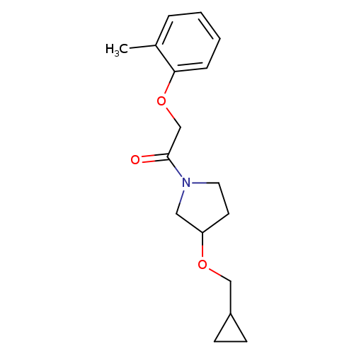 1-[3-(cyclopropylmethoxy)pyrrolidin-1-yl]-2-(2-methylphenoxy)ethan-1-one