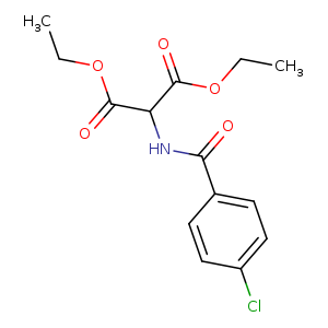 Diethyl 2-[4-(chlorobenzoyl)amino]malonate
