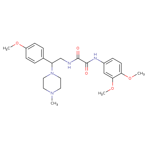 N-(3,4-dimethoxyphenyl)-N'-[2-(4-methoxyphenyl)-2-(4-methylpiperazin-1-yl)ethyl]ethanediamide