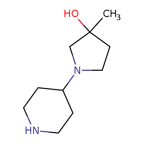 3-methyl-1-(piperidin-4-yl)pyrrolidin-3-ol