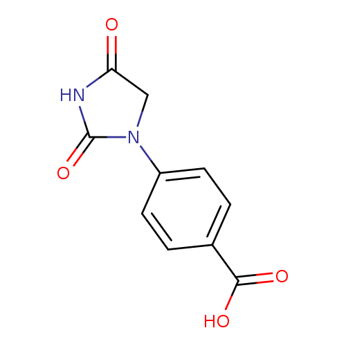 4-(2,4-Dioxoimidazolidin-1-yl)benzoic acid