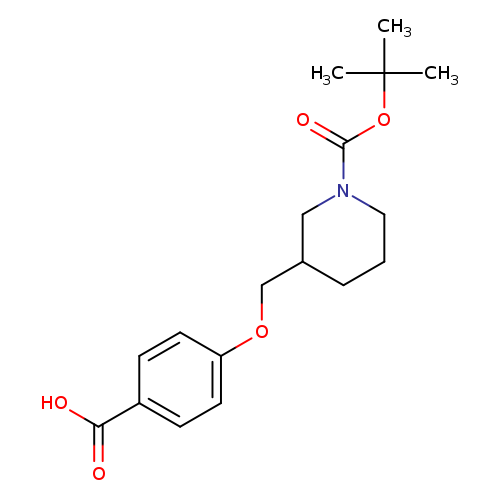 4-([1-(tert-Butoxycarbonyl)piperidin-3-yl]methoxy)benzoic acid