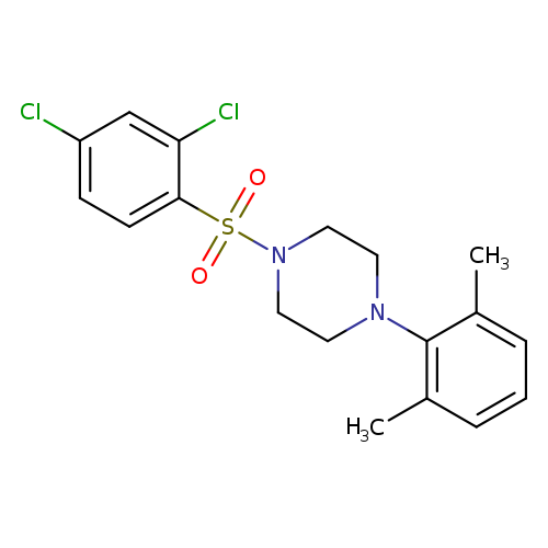 1-(2,4-dichlorobenzenesulfonyl)-4-(2,6-dimethylphenyl)piperazine