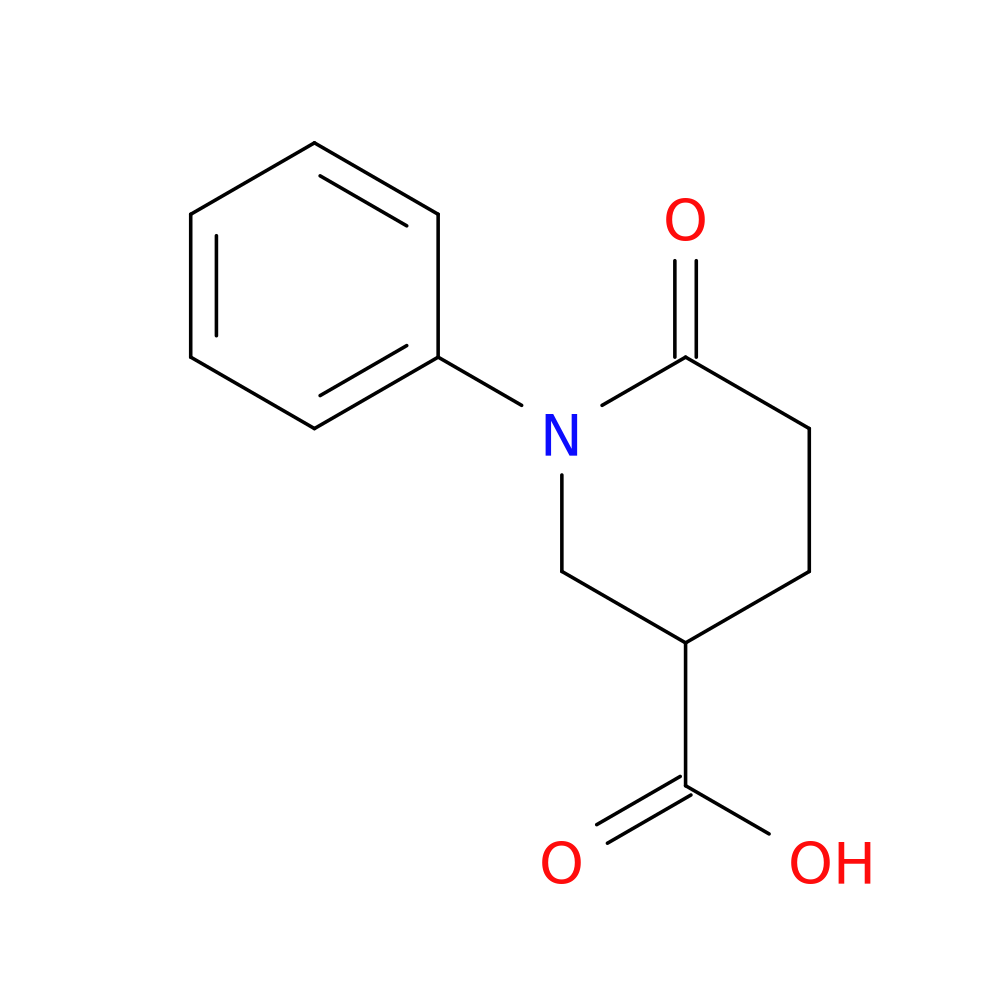 6-oxo-1-phenylpiperidine-3-carboxylic acid