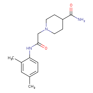 1-{[(2,4-dimethylphenyl)carbamoyl]methyl}piperidine-4-carboxamide