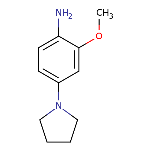 2-METHOXY-4-(PYRROLIDIN-1-YL)AMINOBENZENE