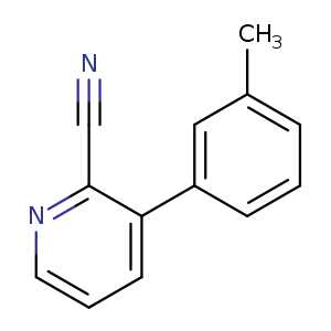 3-(3-Methylphenyl)pyridine-2-carbonitrile
