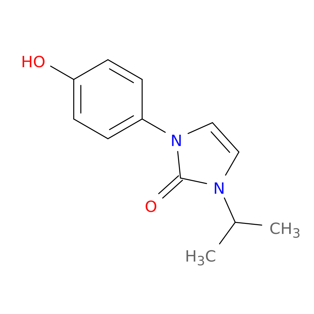 1-(4-hydroxyphenyl)-3-(propan-2-yl)-2,3-dihydro-1H-imidazol-2-one