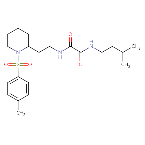 N'-{2-[1-(4-methylbenzenesulfonyl)piperidin-2-yl]ethyl}-N-(3-methylbutyl)ethanediamide
