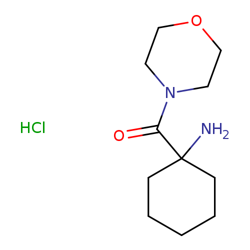 1-(morpholine-4-carbonyl)cyclohexan-1-amine hydrochloride
