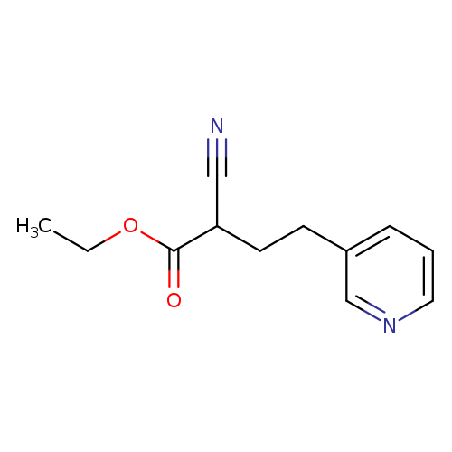 ethyl 2-cyano-4-(pyridin-3-yl)butanoate