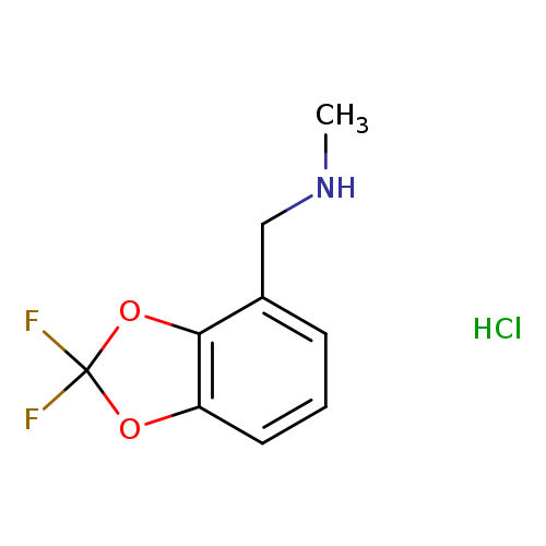 [(2,2-difluoro-1,3-dioxaindan-4-yl)methyl](methyl)aminehydrochloride