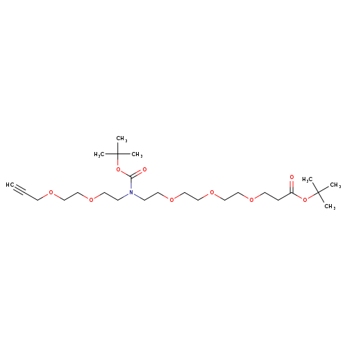 N-(Propargyl-peg2)-n-boc-peg3-t-butyl ester
