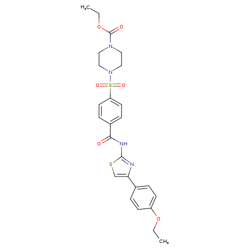 ethyl 4-(4-{[4-(4-ethoxyphenyl)-1,3-thiazol-2-yl]carbamoyl}benzenesulfonyl)piperazine-1-carboxylate