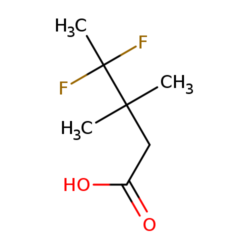 4,4-difluoro-3,3-dimethylpentanoic acid