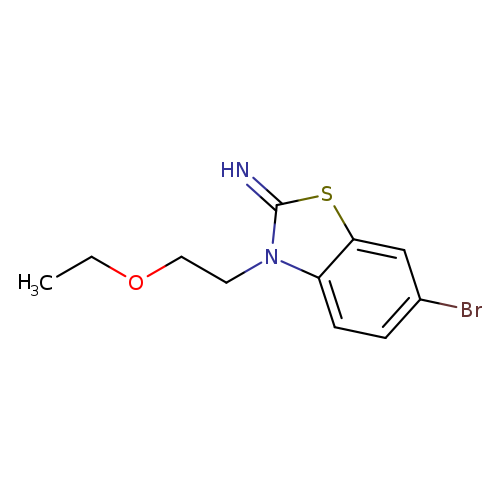 6-bromo-3-(2-ethoxyethyl)benzo[d]thiazol-2(3H)-imine 4-methylbenzenesulfonate