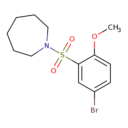 1-(5-bromo-2-methoxybenzenesulfonyl)azepane