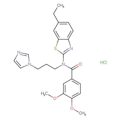 N-(6-ethyl-1,3-benzothiazol-2-yl)-N-[3-(1H-imidazol-1-yl)propyl]-3,4-dimethoxybenzamide hydrochloride