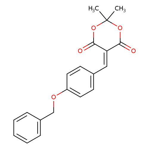 5-{[4-(benzyloxy)phenyl]methylidene}-2,2-dimethyl-1,3-dioxane-4,6-dione