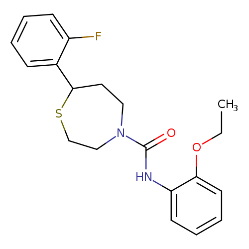 N-(2-ethoxyphenyl)-7-(2-fluorophenyl)-1,4-thiazepane-4-carboxamide