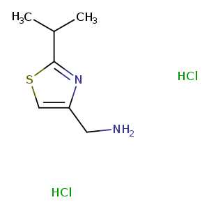 4-(Aminomethyl)-2-isopropylthiazole 2hcl