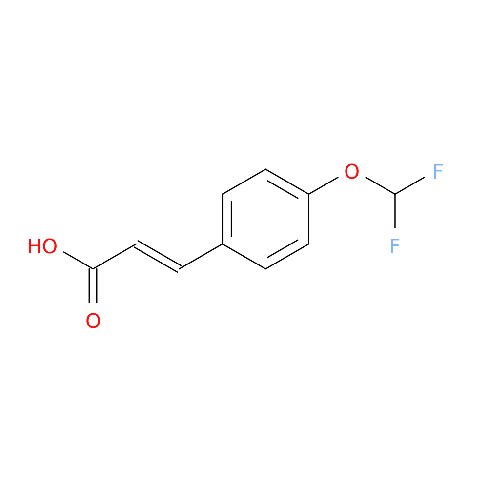 (2E)-3-[4-(difluoromethoxy)phenyl]prop-2-enoic acid
