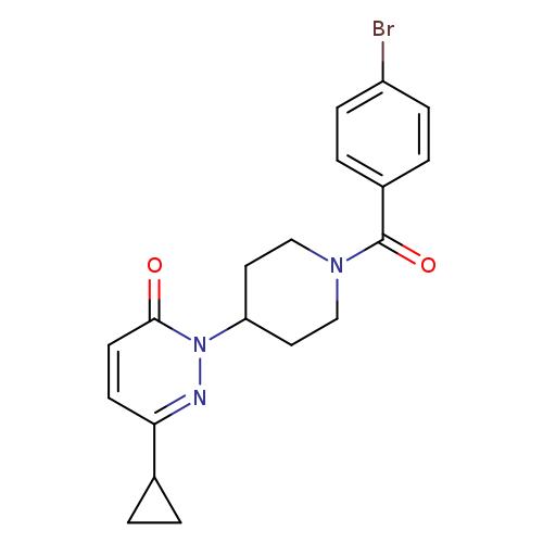 2-[1-(4-bromobenzoyl)piperidin-4-yl]-6-cyclopropyl-2,3-dihydropyridazin-3-one