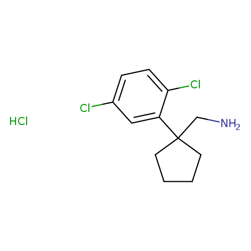 1-[1-(2,5-dichlorophenyl)cyclopentyl]methanaminehydrochloride