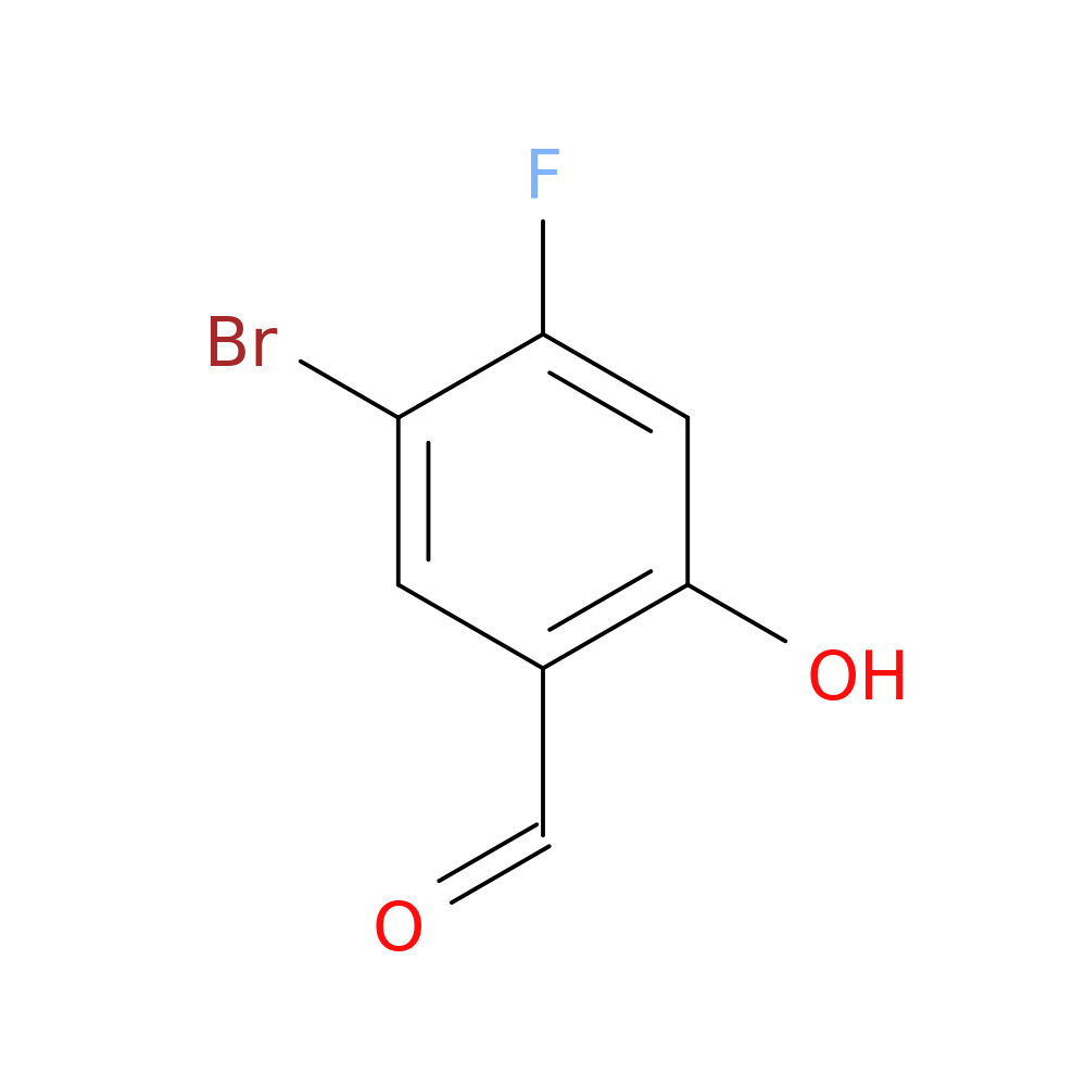 5-Bromo-4-fluoro-2-hydroxybenzaldehyde