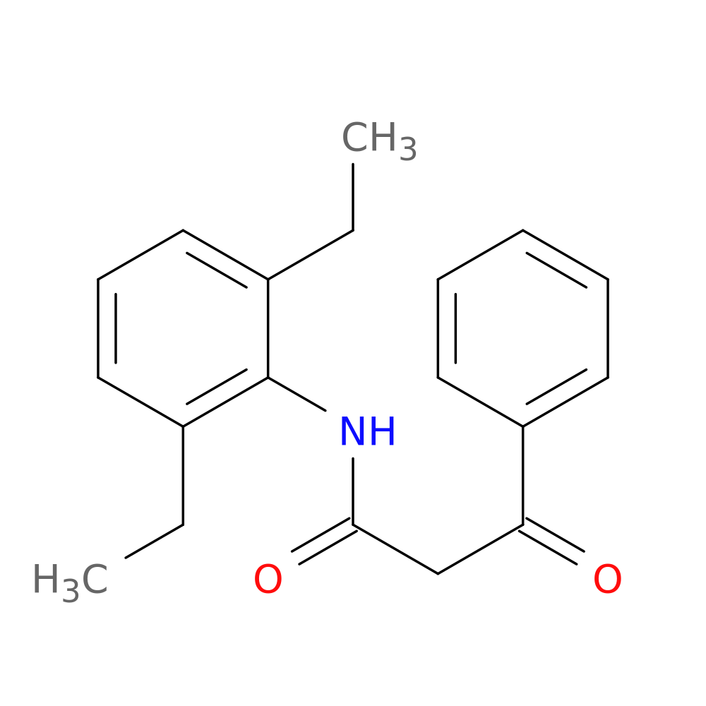 N-(2,6-diethylphenyl)-3-oxo-3-phenyl-propanamide