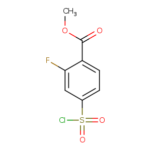 Methyl 4-(chlorosulfonyl)-2-fluorobenzoate