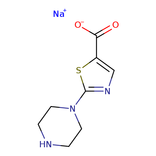 sodium2-(piperazin-1-yl)-1,3-thiazole-5-carboxylate