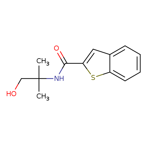 N-(1-hydroxy-2-methylpropan-2-yl)-1-benzothiophene-2-carboxamide