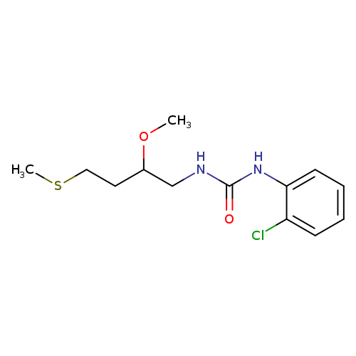 1-(2-chlorophenyl)-3-[2-methoxy-4-(methylsulfanyl)butyl]urea