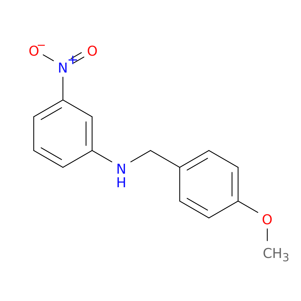 Benzenemethanamine, 4-methoxy-N-(3-nitrophenyl)-