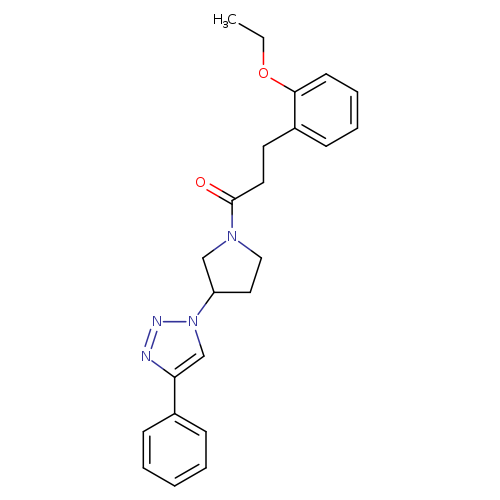 3-(2-ethoxyphenyl)-1-[3-(4-phenyl-1H-1,2,3-triazol-1-yl)pyrrolidin-1-yl]propan-1-one