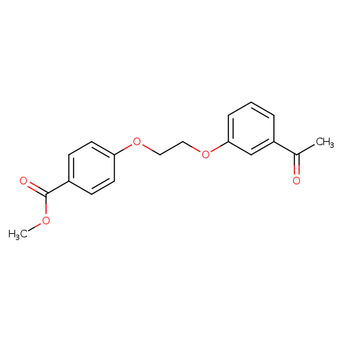 methyl 4-[2-(3-acetylphenoxy)ethoxy]benzoate