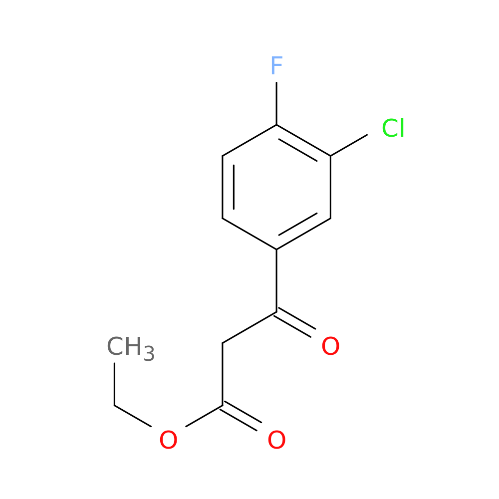 Ethyl 3-(3-chloro-4-fluorophenyl)-3-oxopropanoate
