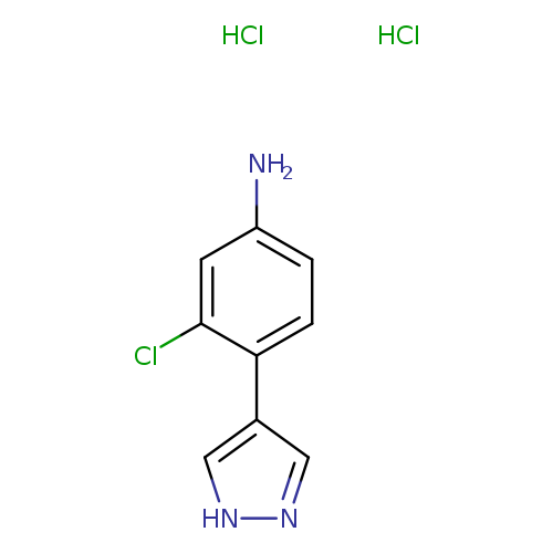 3-chloro-4-(1H-pyrazol-4-yl)anilinedihydrochloride